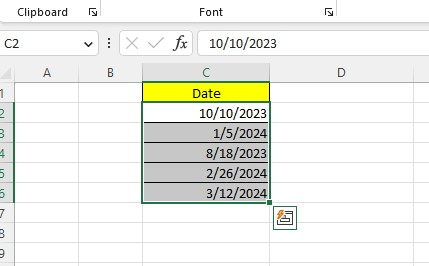 The Number Format drop-down is the easiest way to convert serial number to Excel date format.