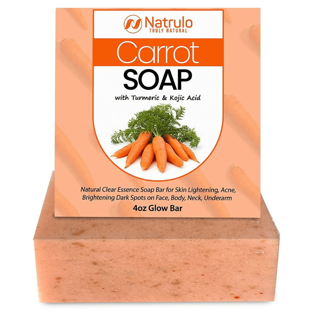 Natrulo Carrot Soap With Tumeric and Kojic Acid