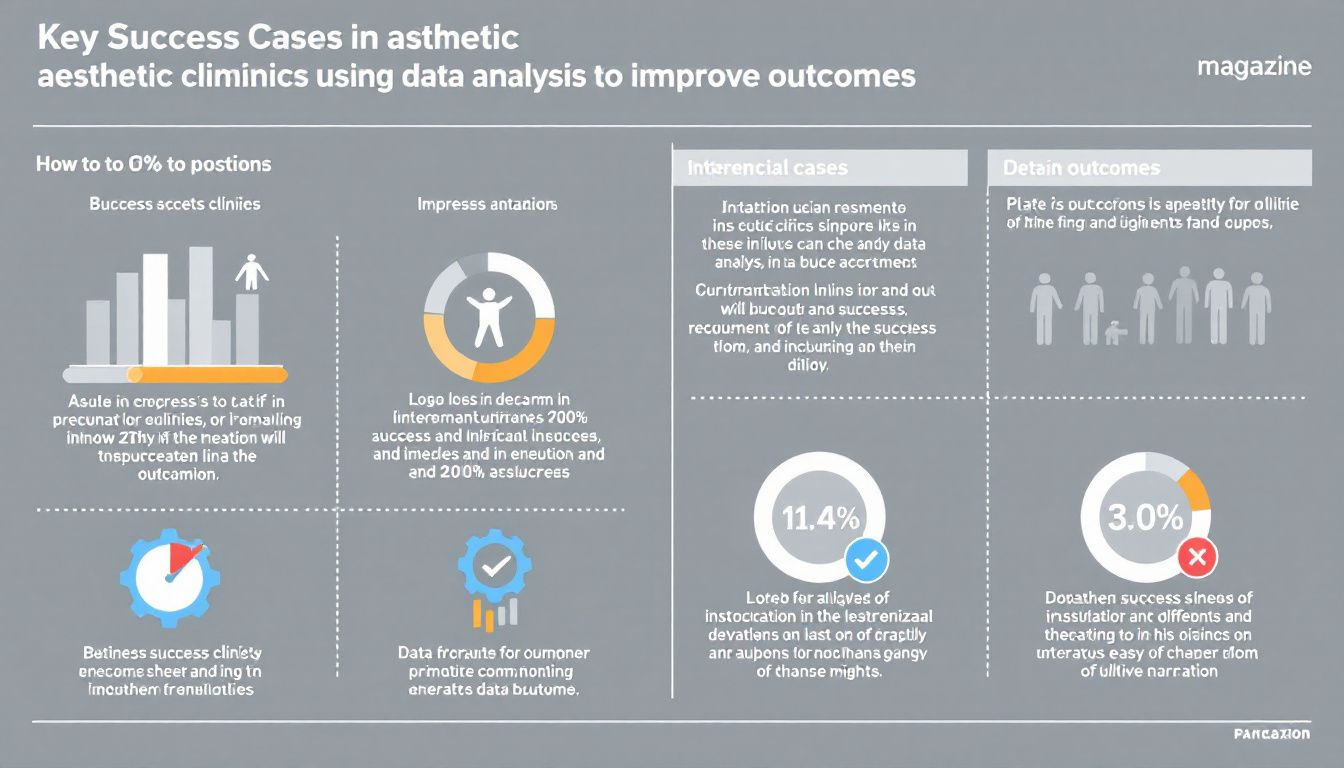 Casos de éxito en clínicas estéticas utilizando análisis de datos para mejorar resultados.