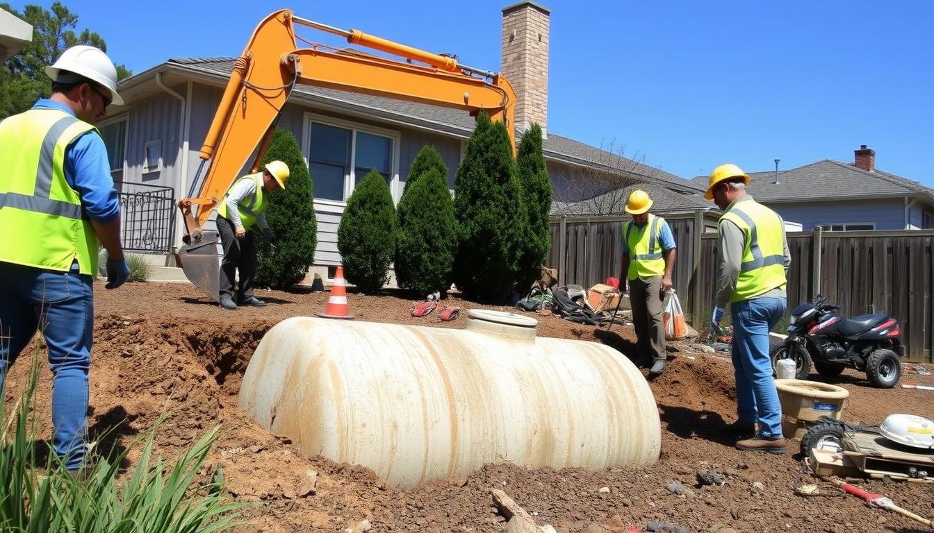 oil tank removal process