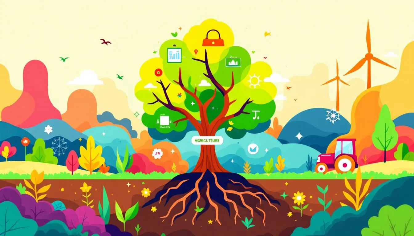A graphical representation of the growth of India's agritech industry.