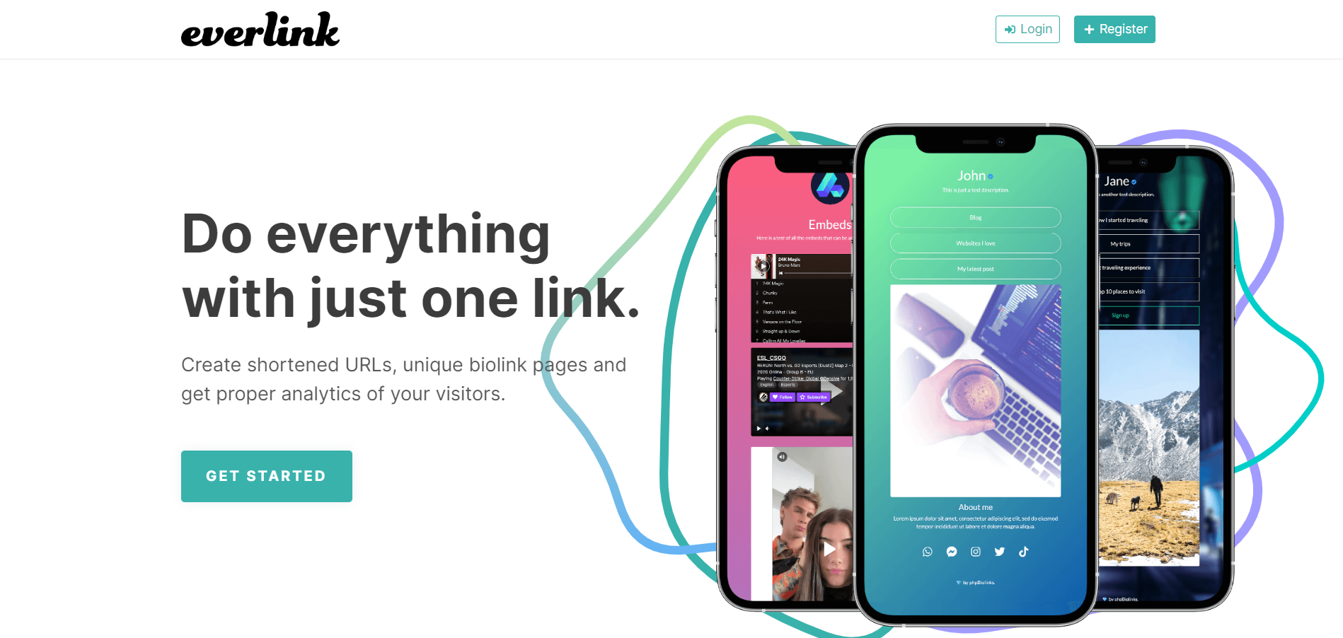 EverLink main page