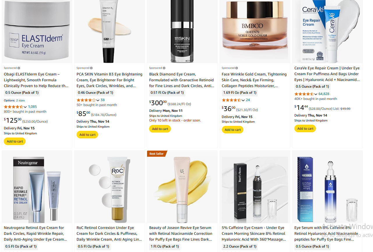 beauty products to sell