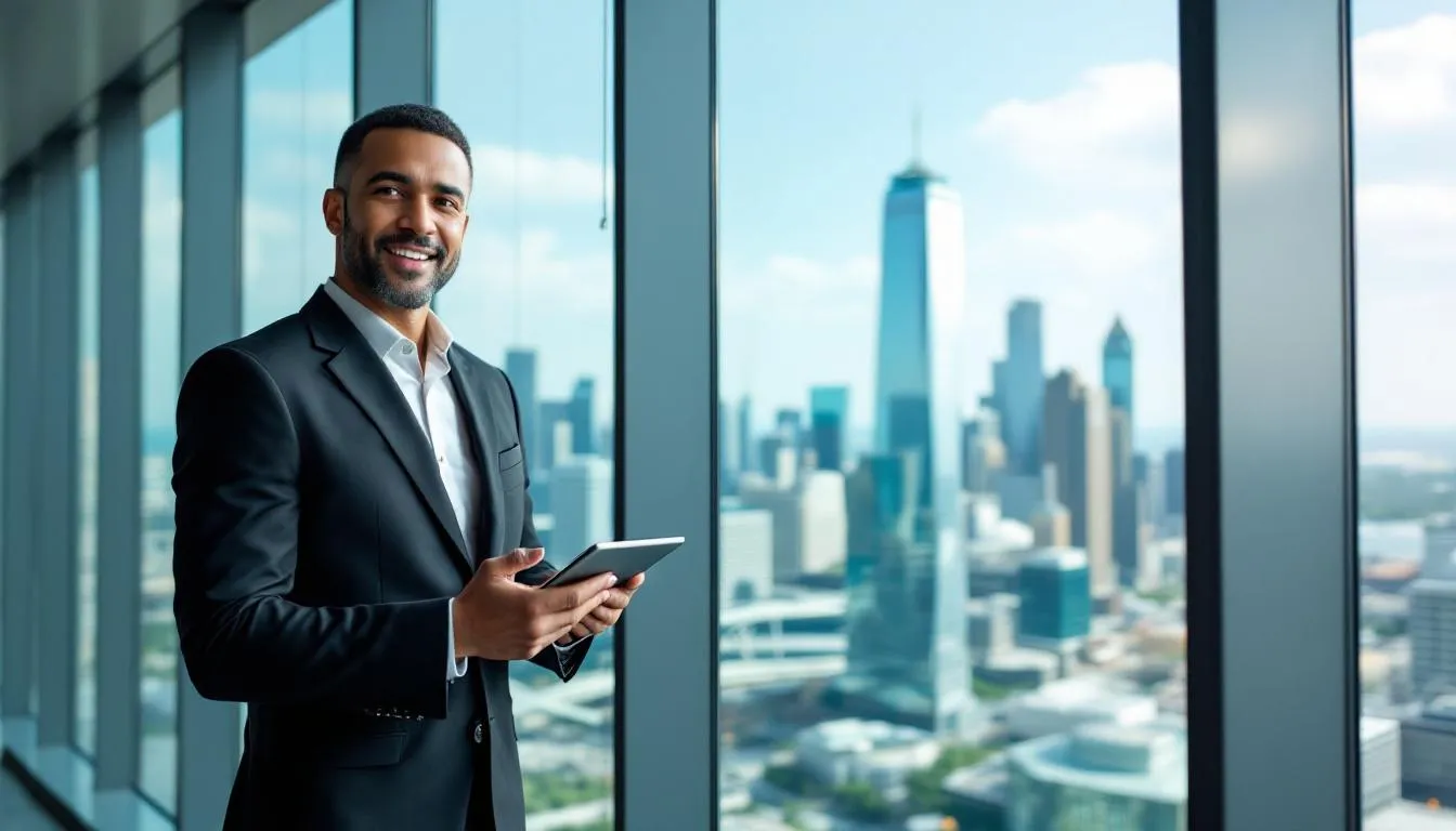 A successful Houston business owner discussing their experience with a managed service provider.