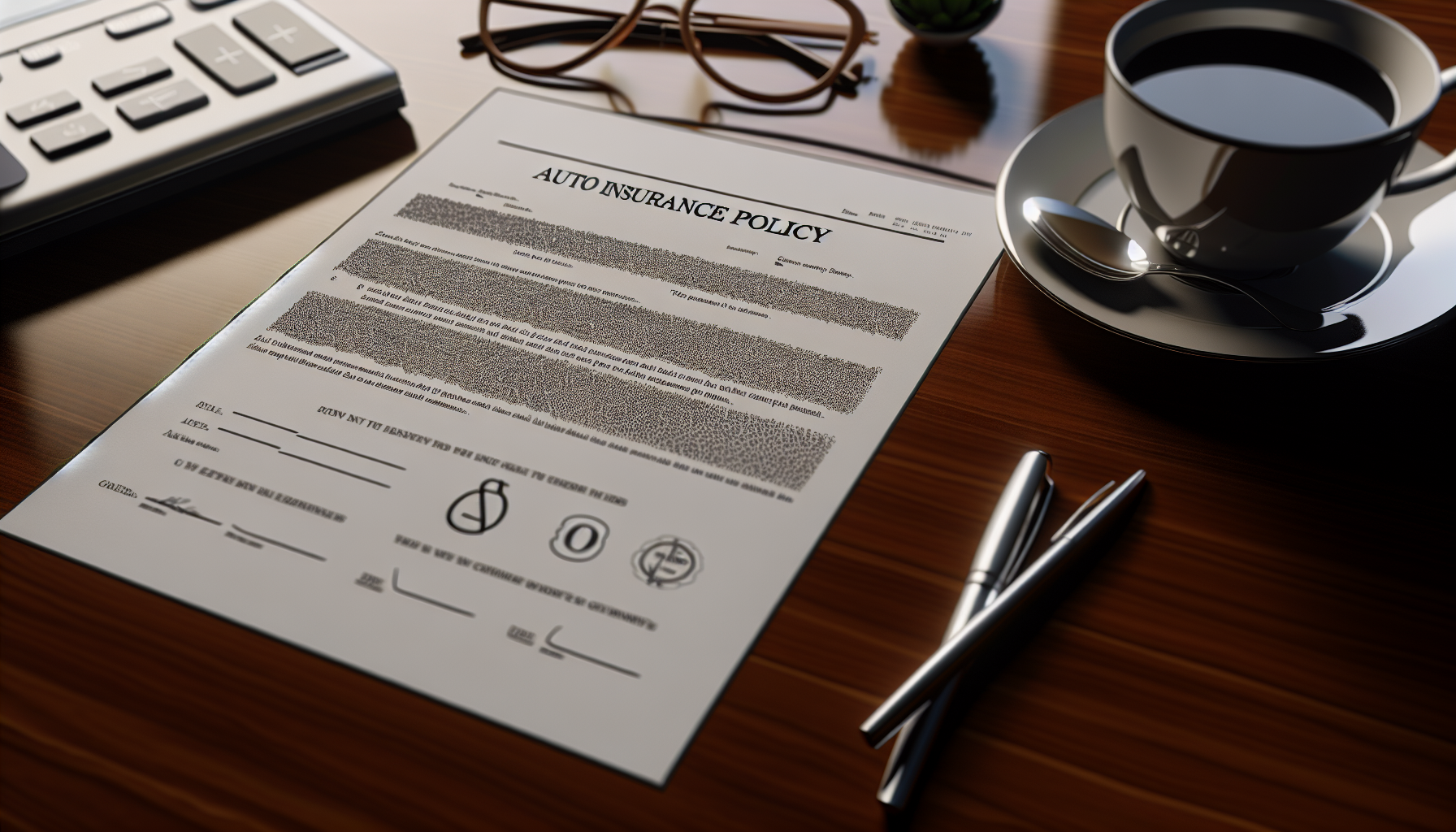 Insurance policy document