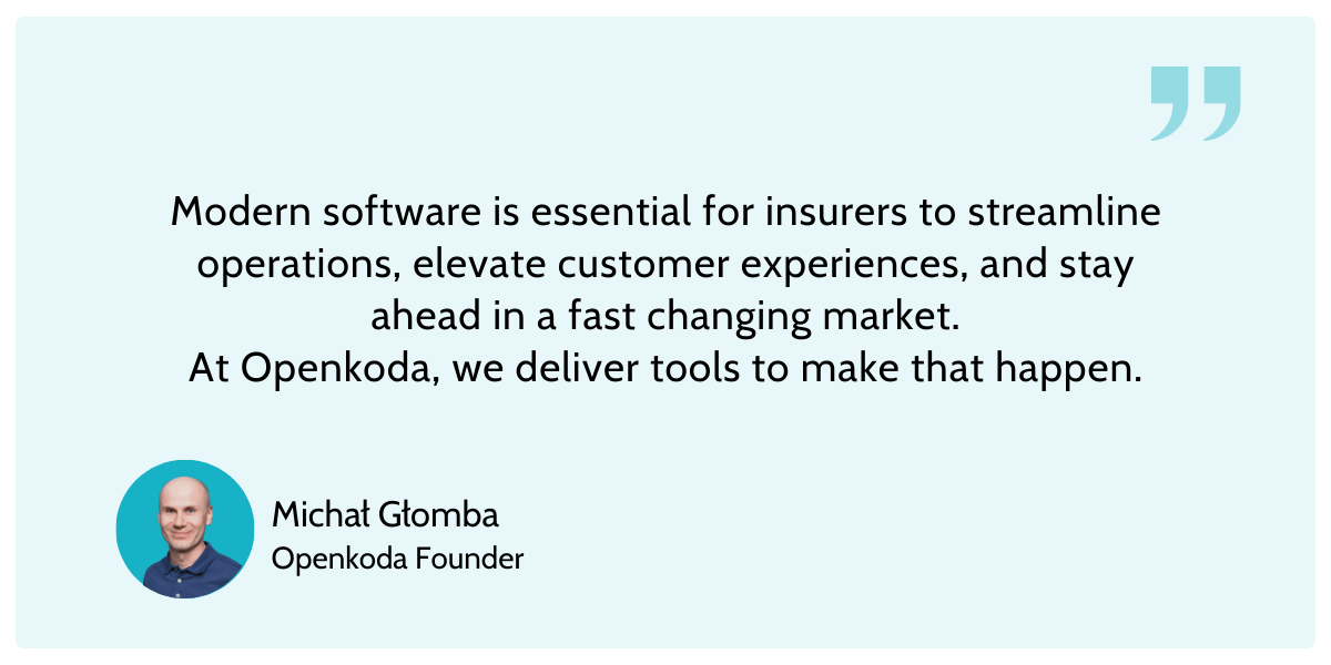 p&c insurance software for new markets