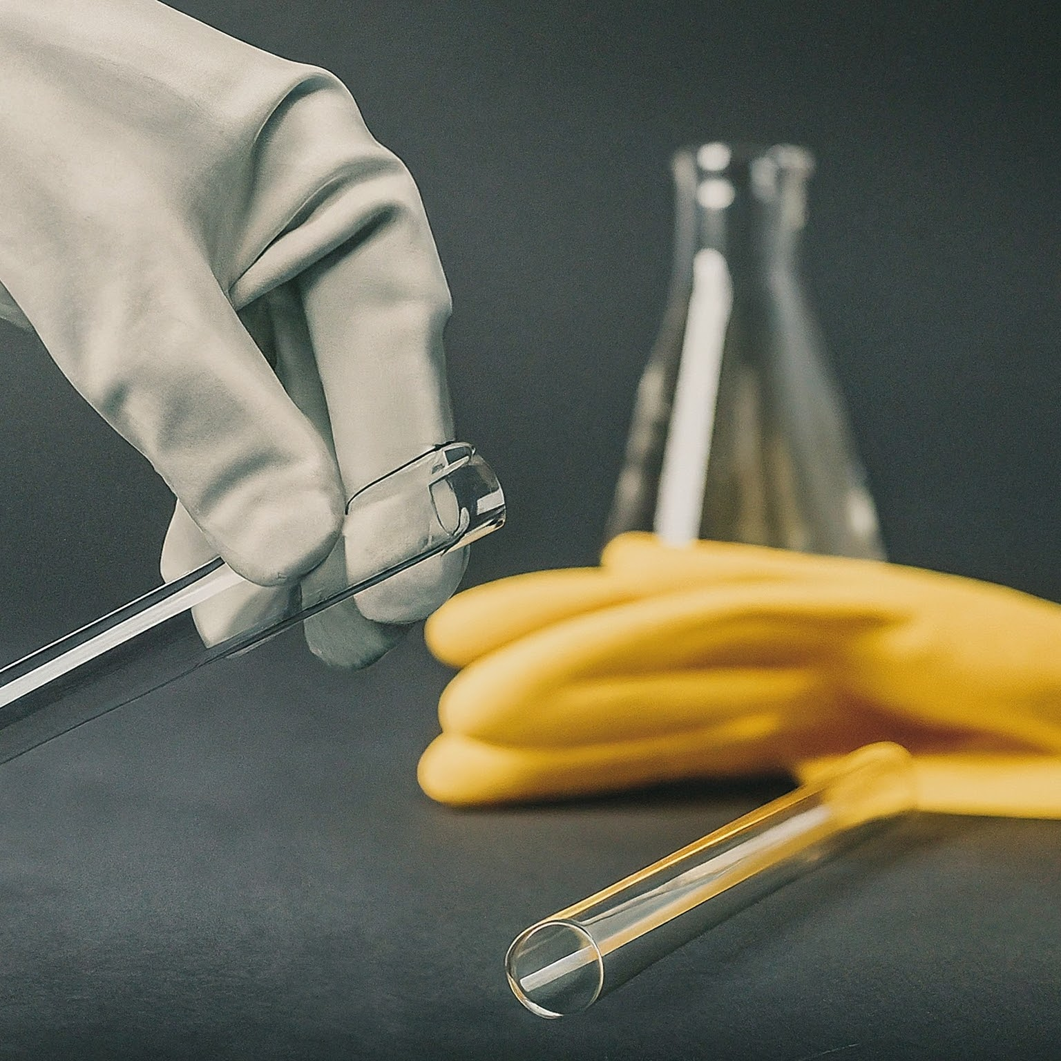 Lab safety measures for handling glassware
