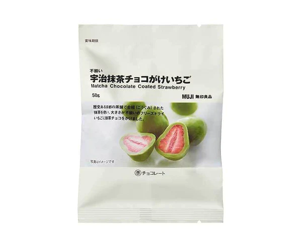 Muji Matcha Chocolate Coated Strawberries