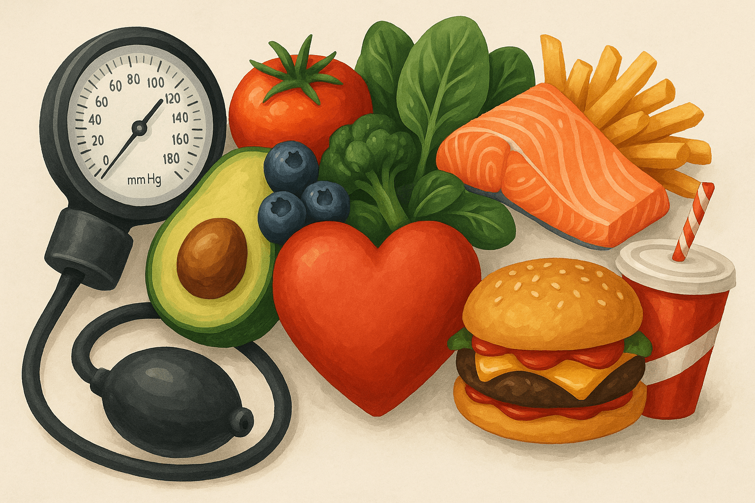 How the Right Food Choices Protect Against High Blood Pressure and Heart Disease