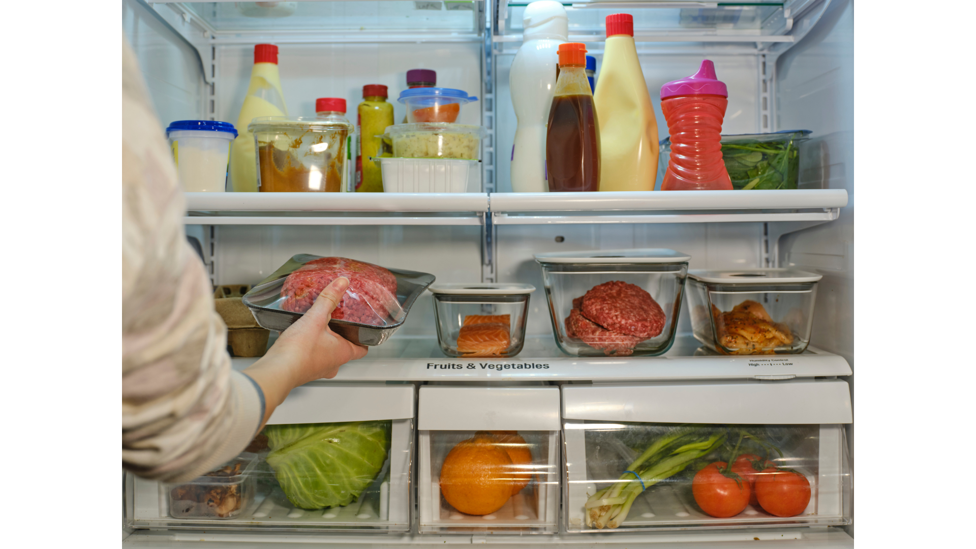 food storage in fridge