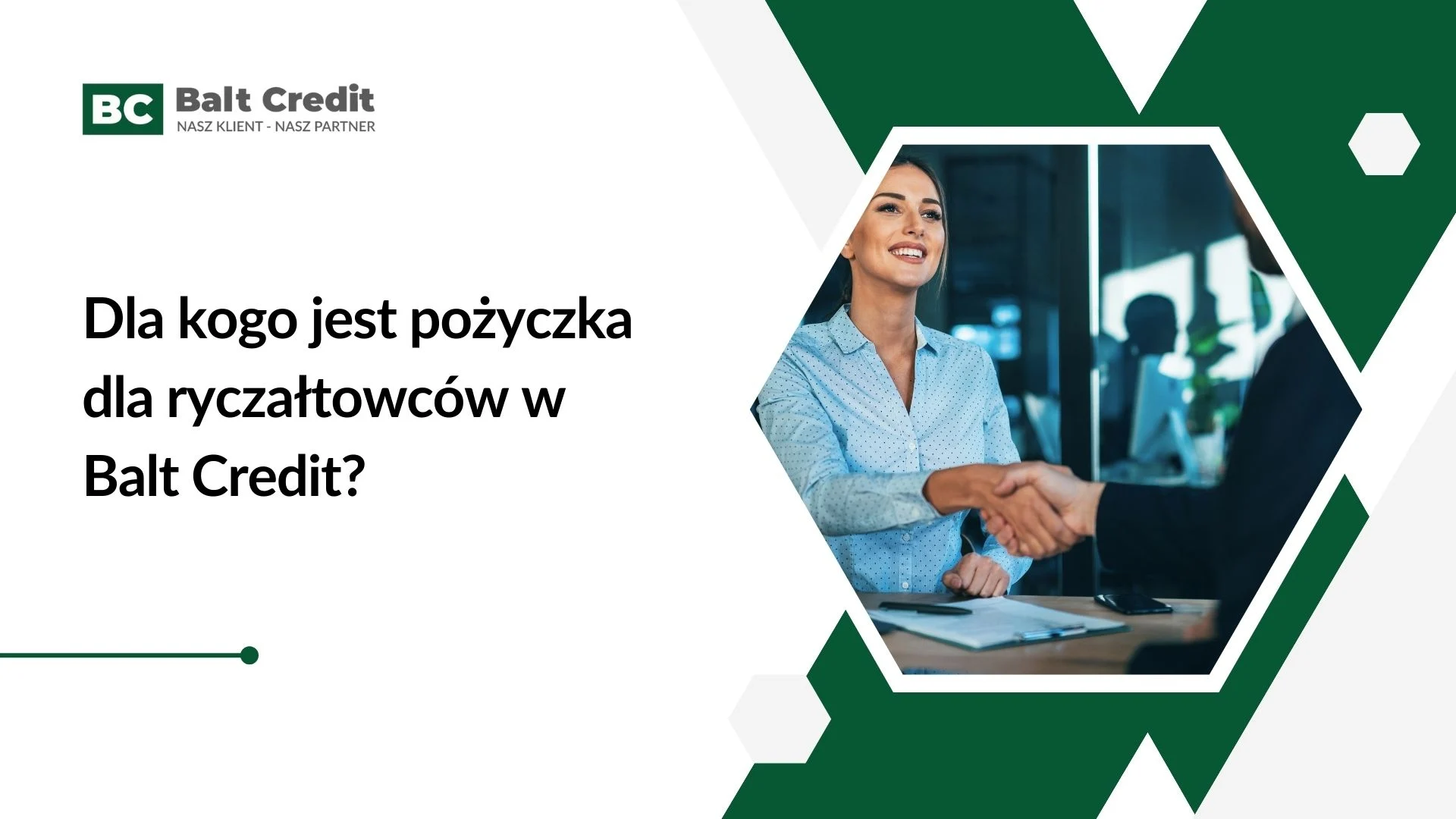 Dla kogo jest pożyczka dla ryczałtowców w Balt Credit?