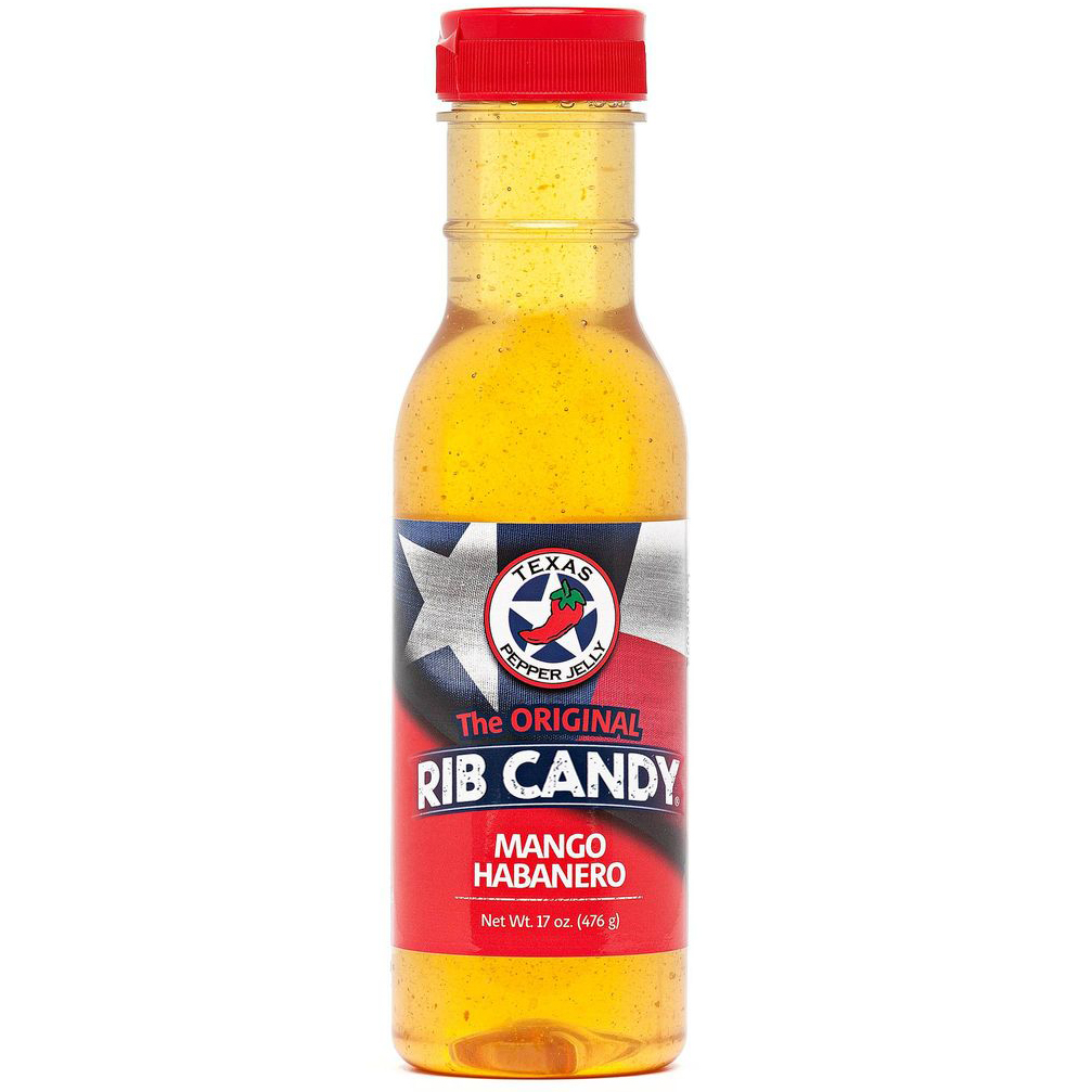 Texas Pepper Jelly Mango Habanero Rib Candy - 17oz Bottle