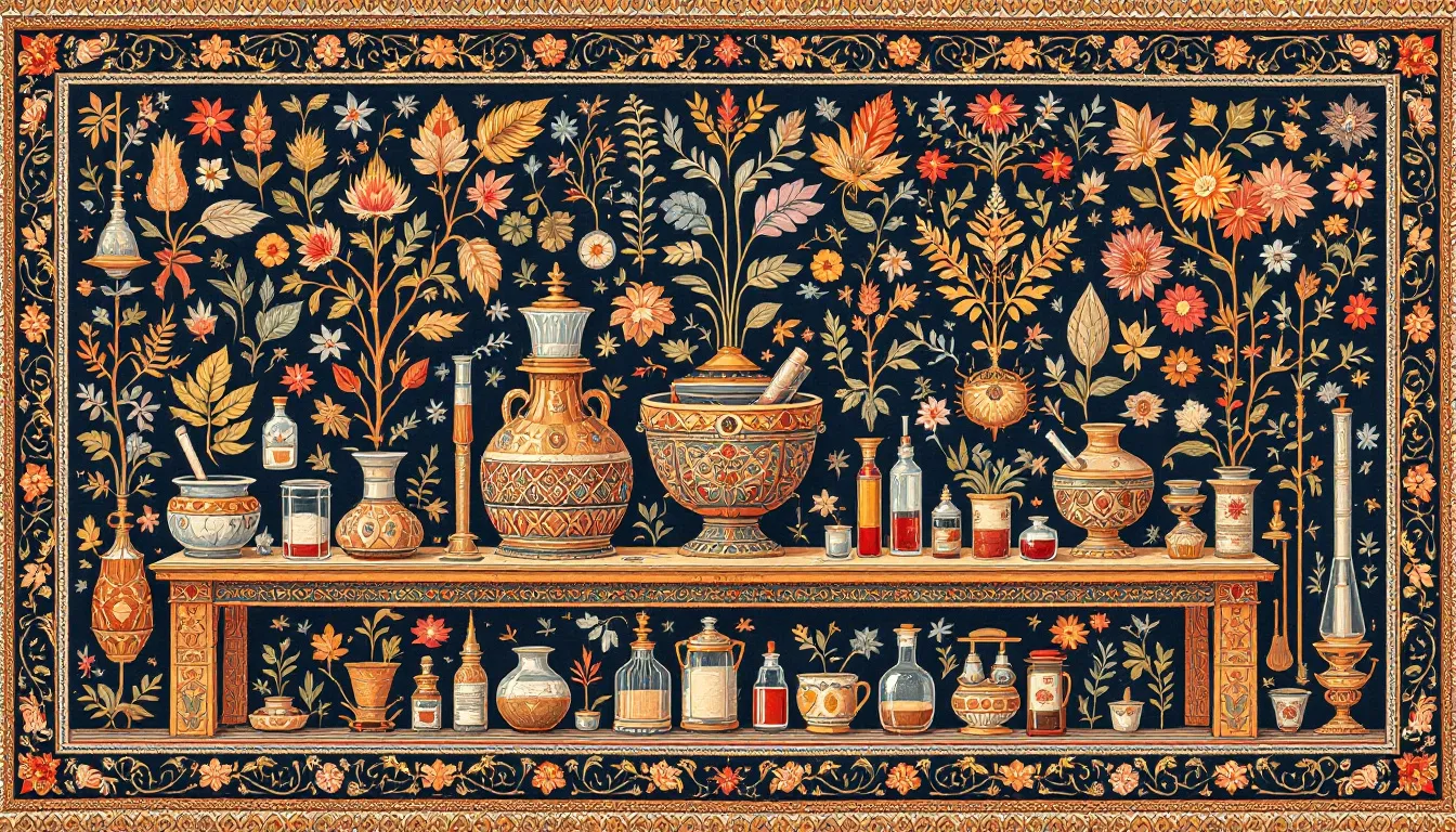 Essential machinery for manufacturing herbal cosmetics.