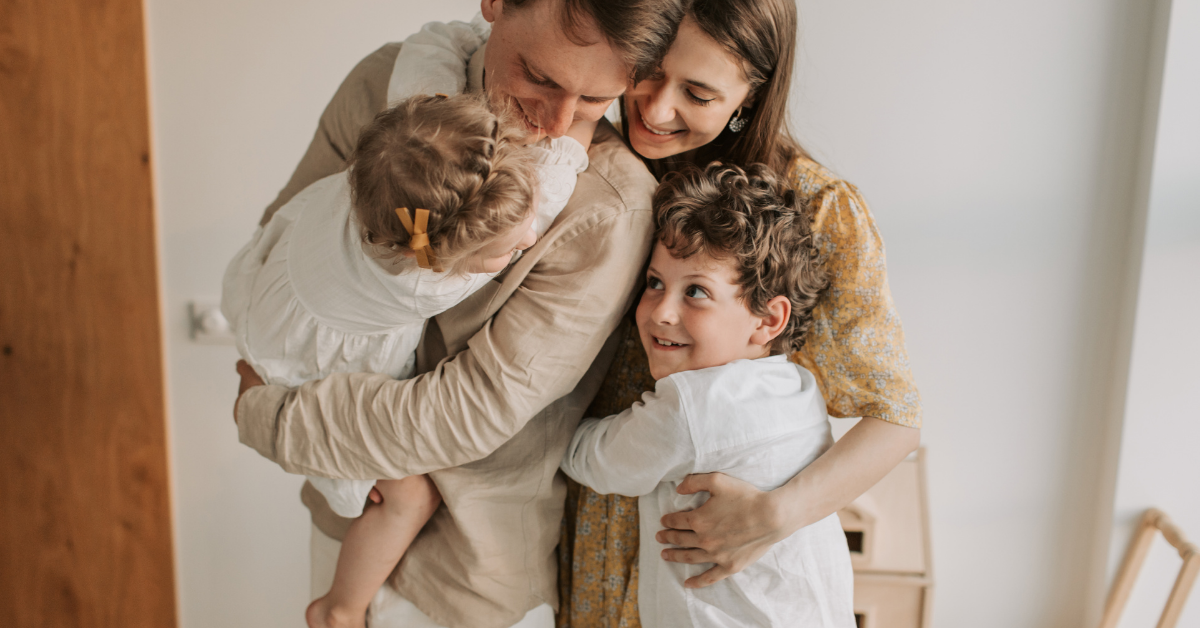 Image of a family feeling relieved and empowered after overcoming bankruptcy stigma.