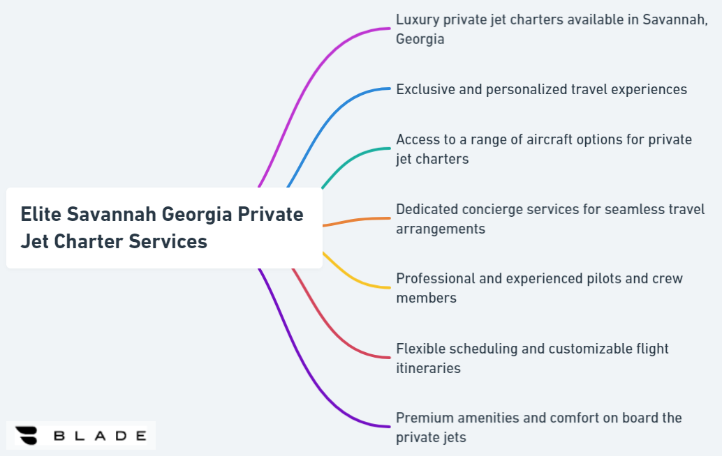 Elite Savannah Georgia Private Jet Charter Services