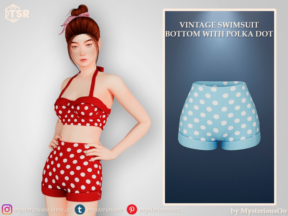 Vintage Swimsuit Bottom