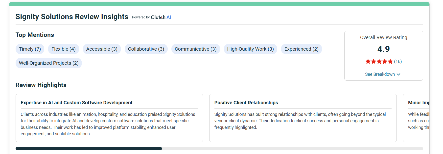 Signity's Clutch Review