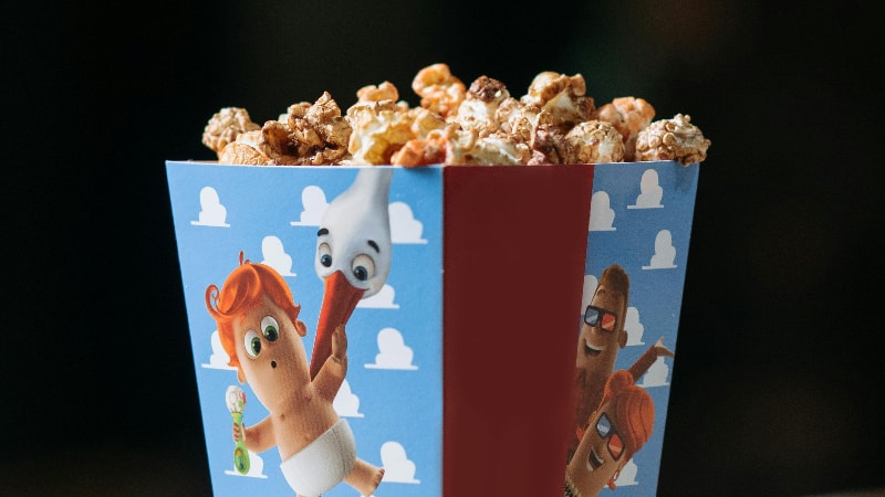Custom kids popcorn box