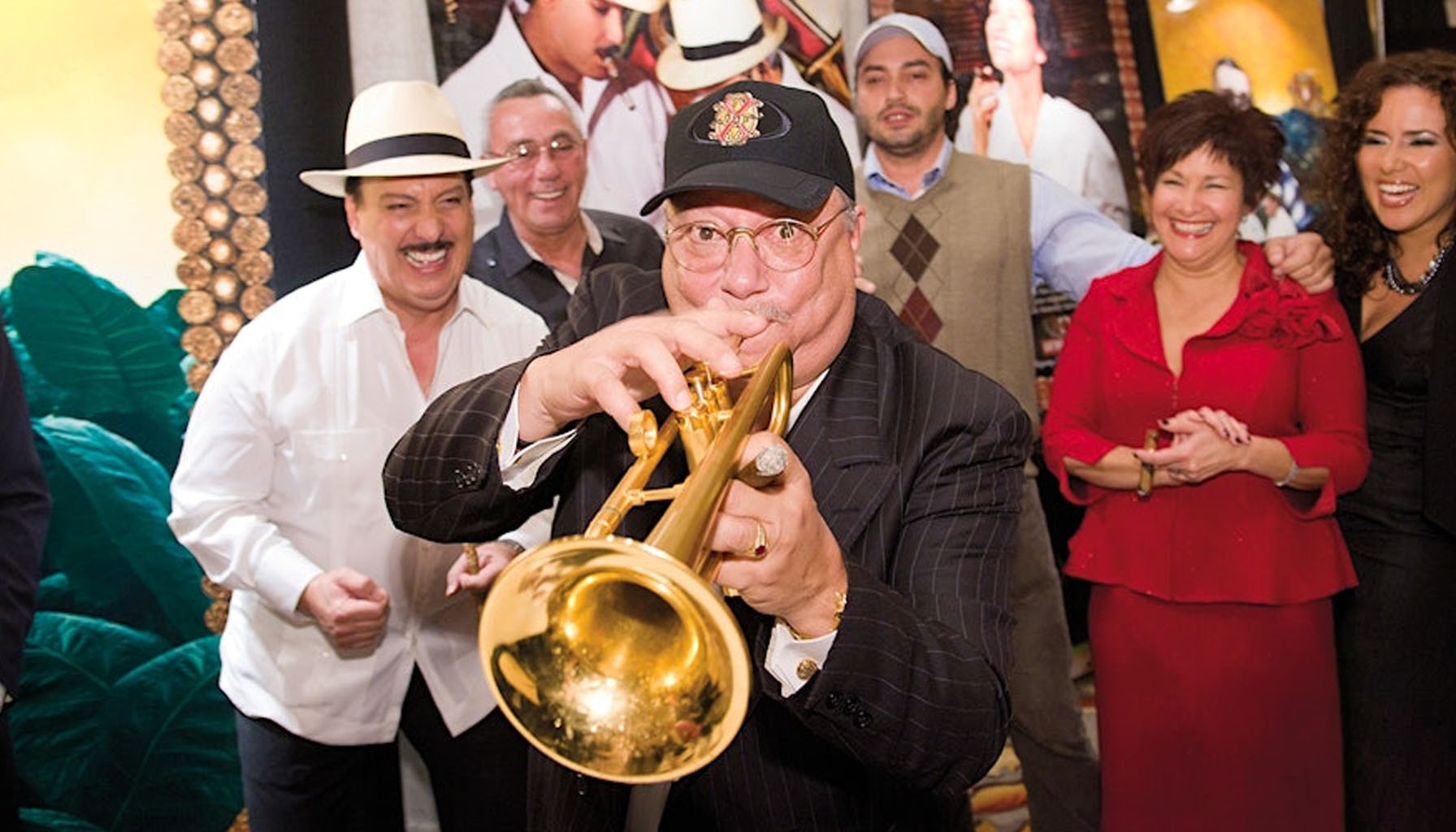 Renowned Cuban trumpeter Arturo Sandoval associated with the Music Academy linked to Arturo Fuente.