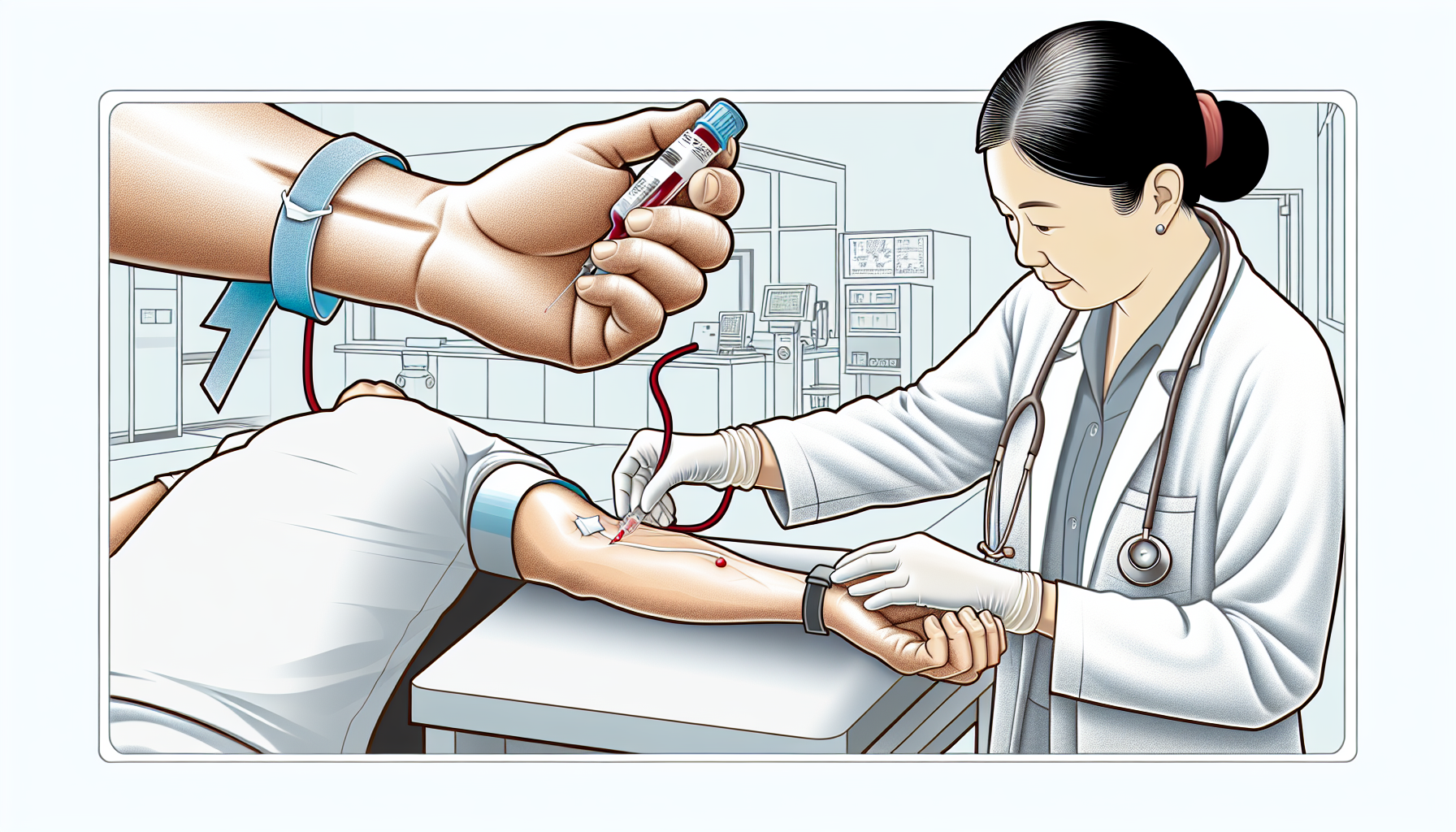 Blood test for CEA levels