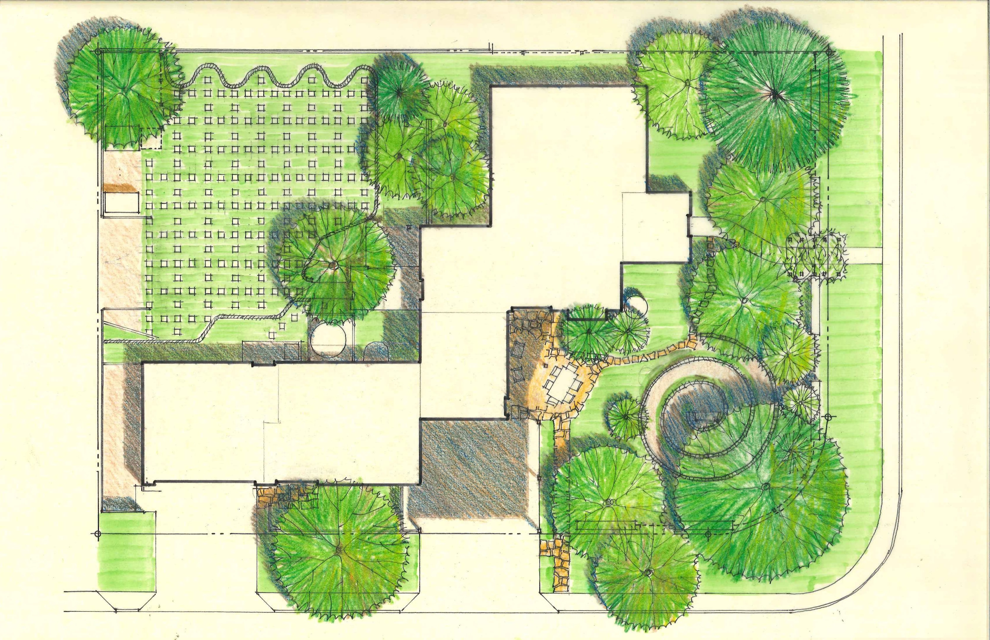 The original food forest plan The original food forest plan