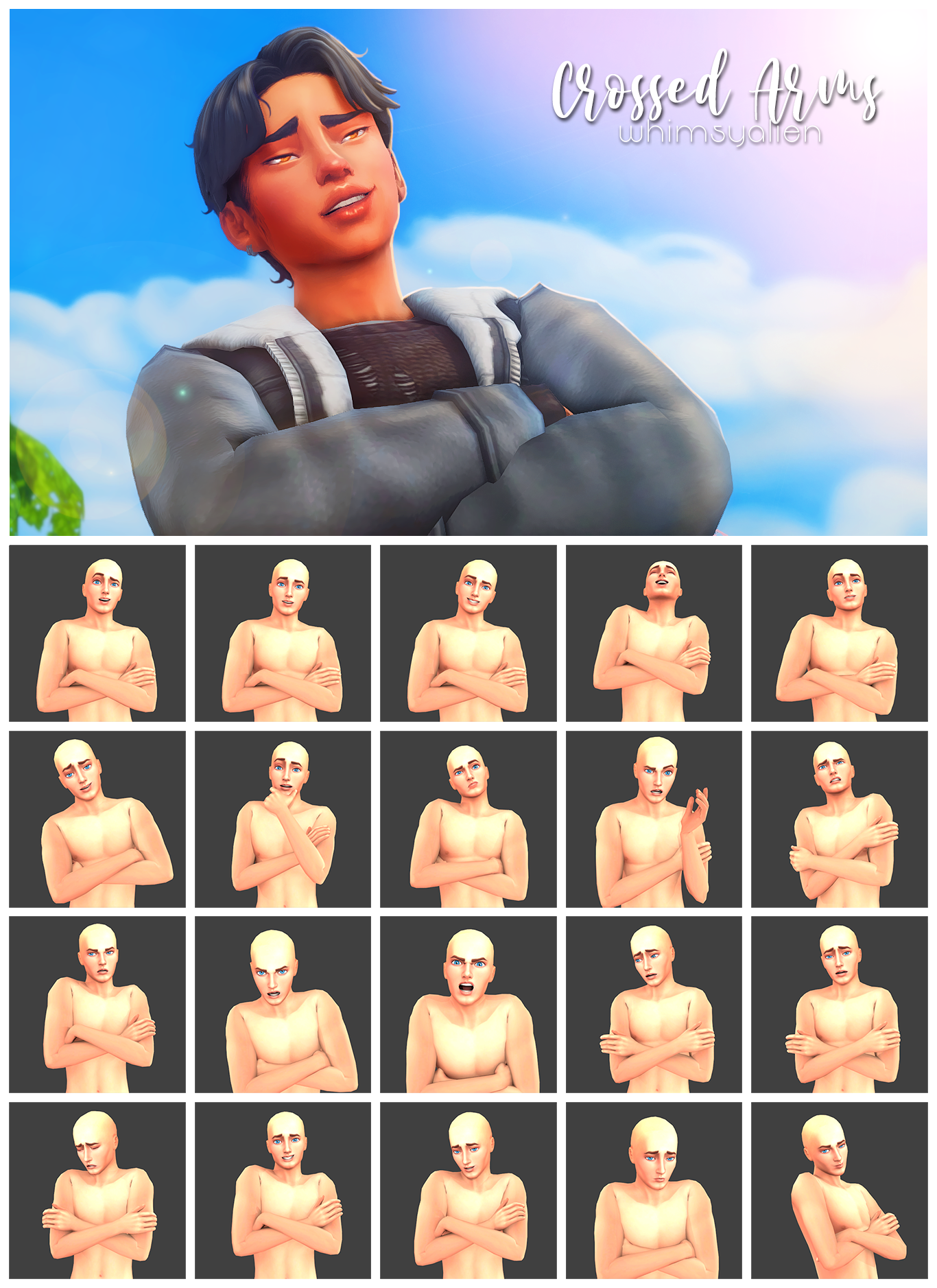 Crossed Arms Pose Pack