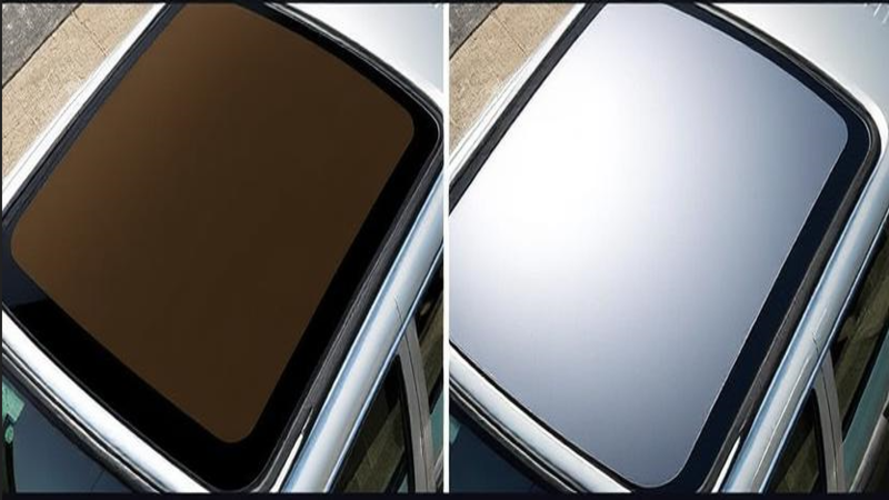 Dyed Sunroof tint vs Metallic Sunroof tint