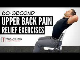 4 Exercises To Relieve Upper Back Pain in 60 Seconds - YouTube