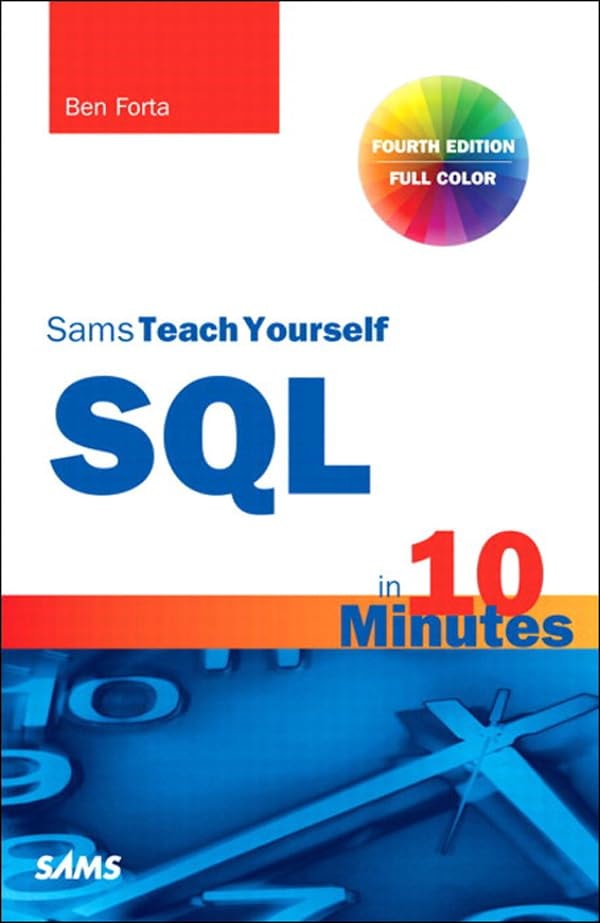 Books to learn SQL #3:  SQL in 10 Minutes, Sams Teach Yourself