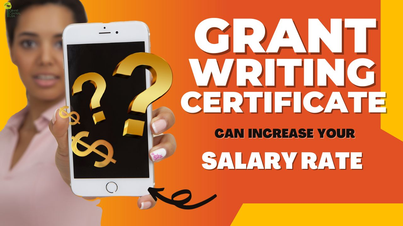 Grant Writing Certificate Salary Benefits 