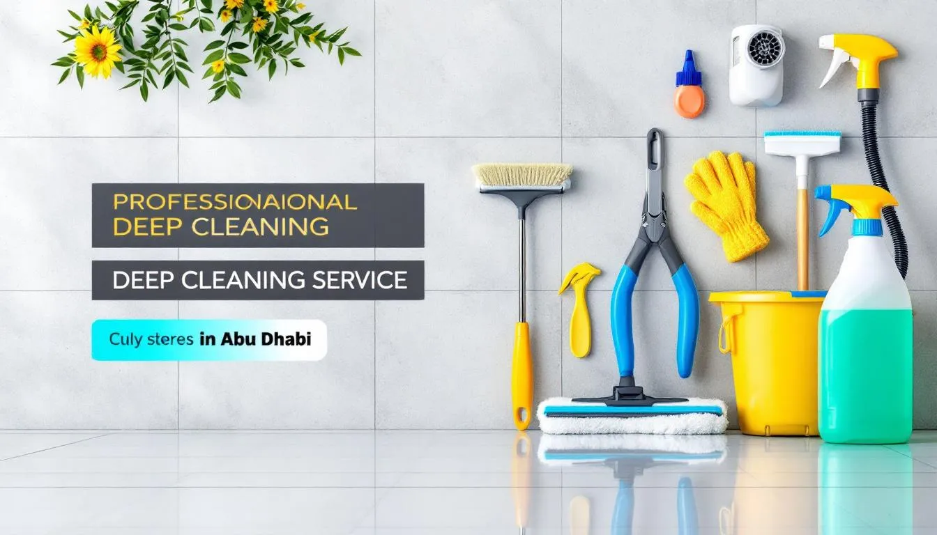 Different types of deep cleaning services available.