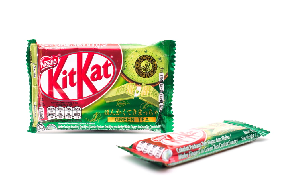 Indonesian green tea Kitkat pack