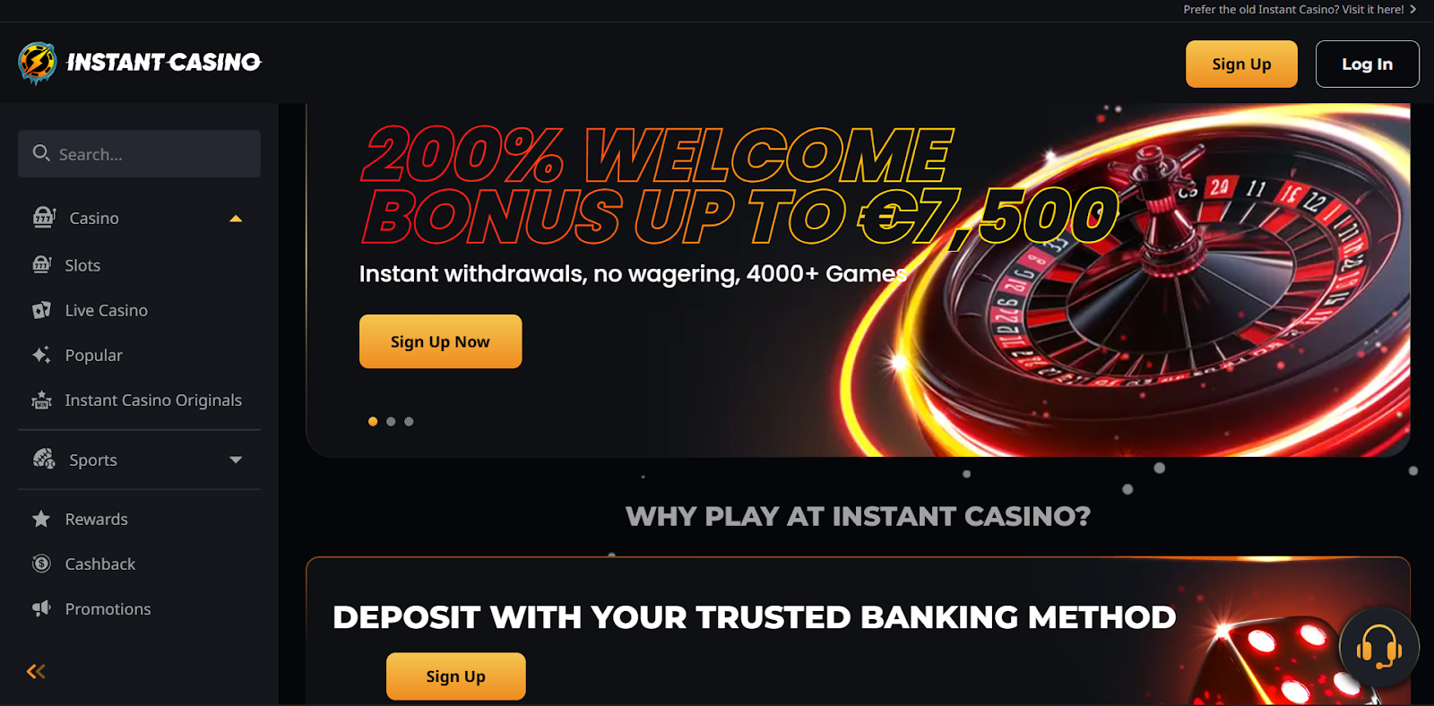 Instant Casino – Best for Fast Access Play and Weekly Loss Protection
