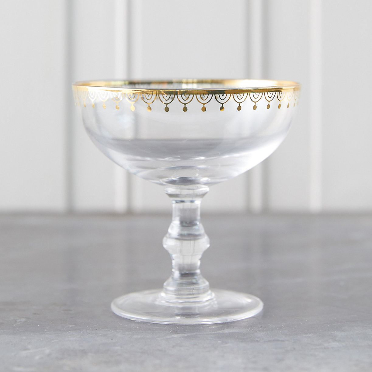 Vintage Coupe Glass