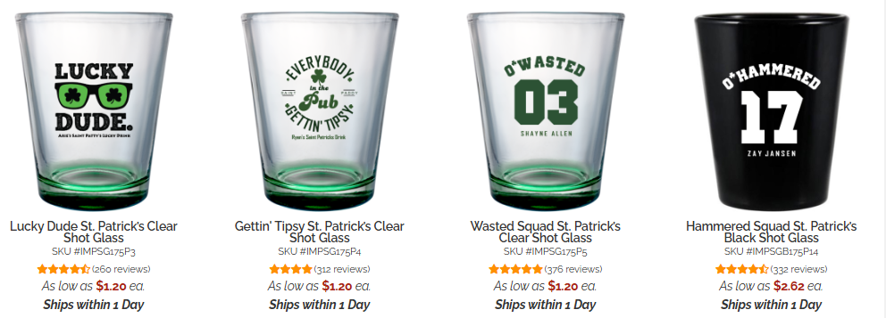 Personalized Shot Glasses