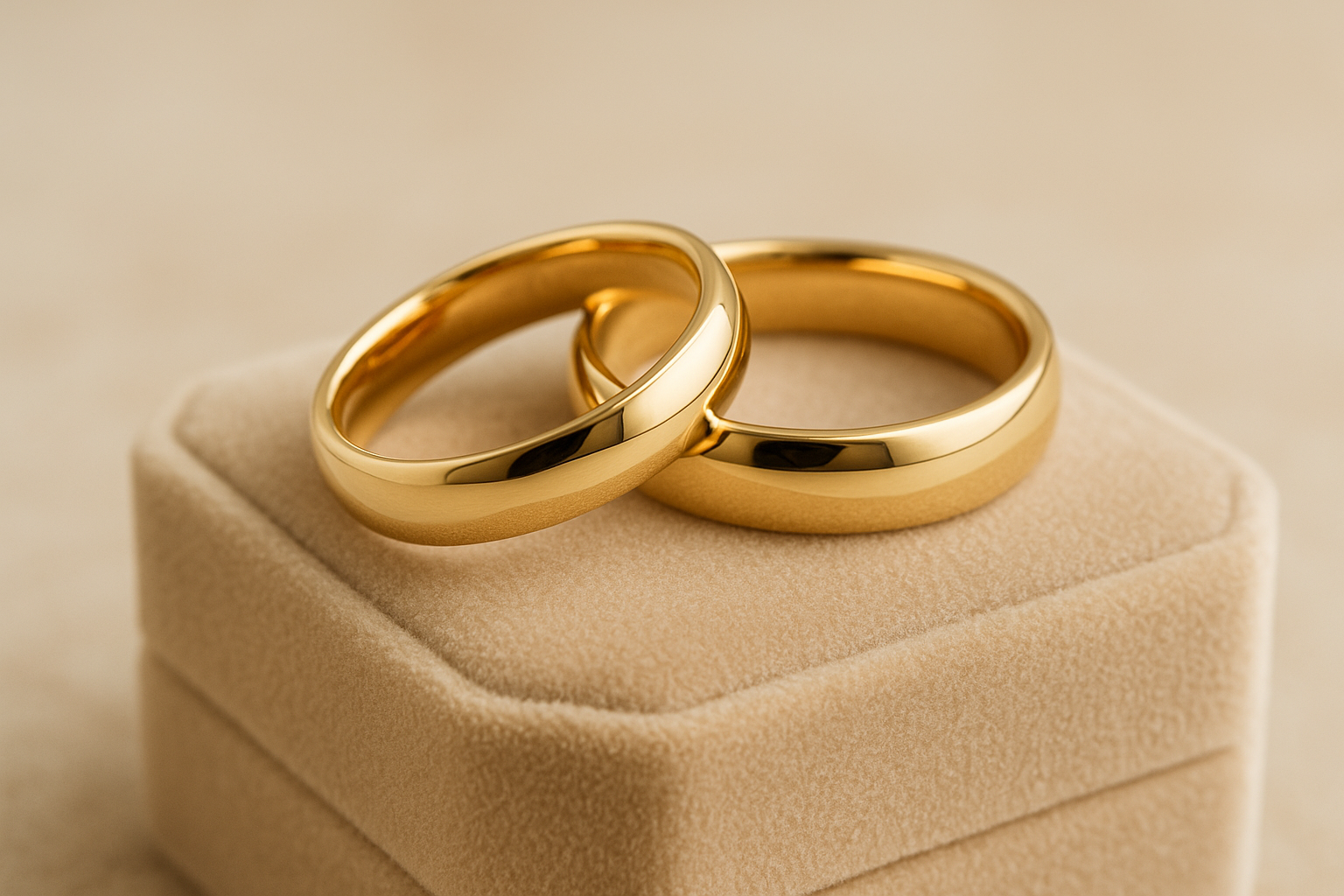 Geltono aukso vestuviniai žiedai