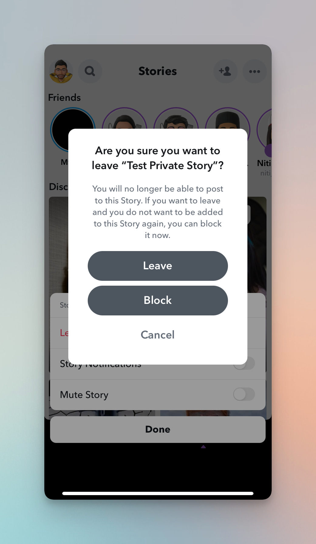 Remote.tools shows a popup to confirm deleting a private story