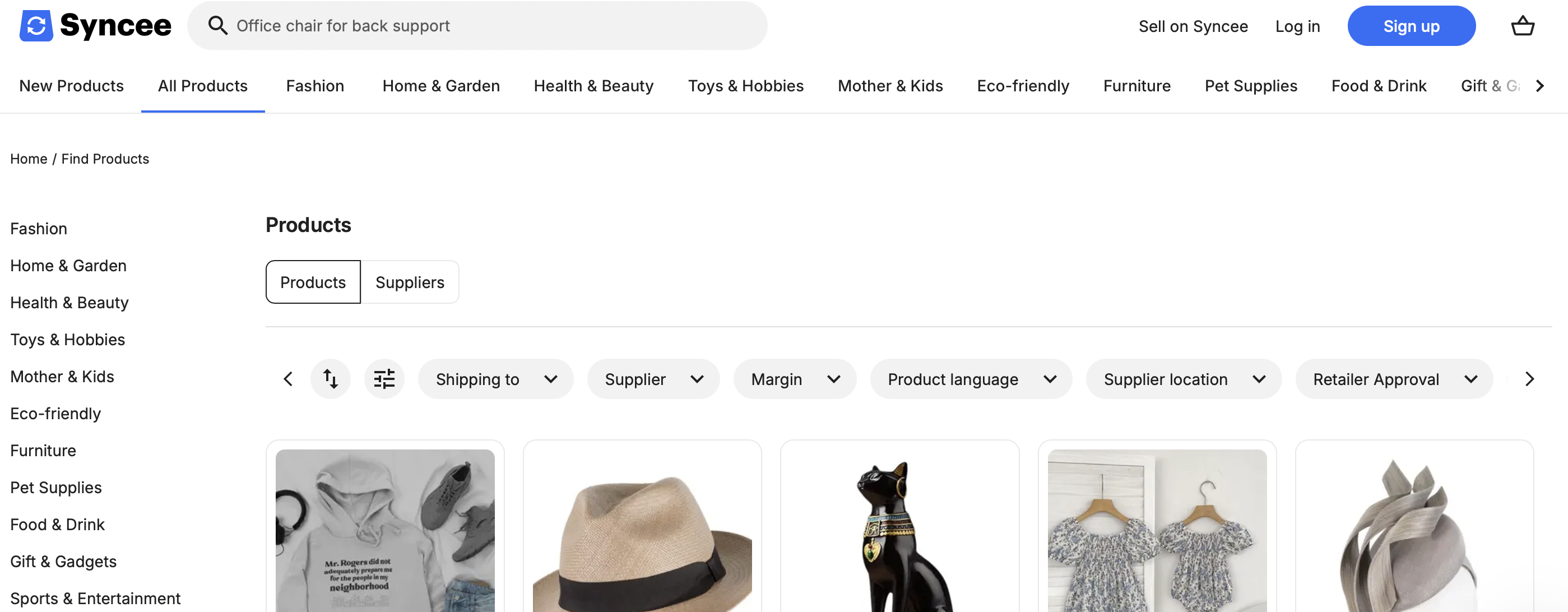 best dropshipping suppliers - syncee