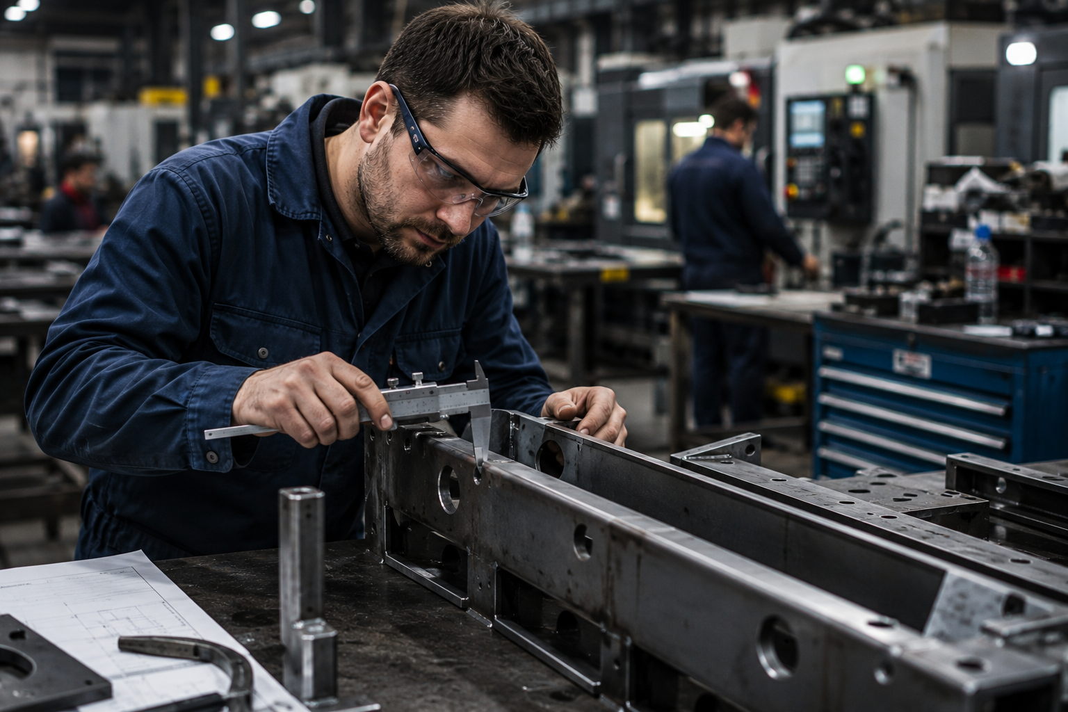 Modern manufacturing production line operating smoothly with consistent machinery performance.