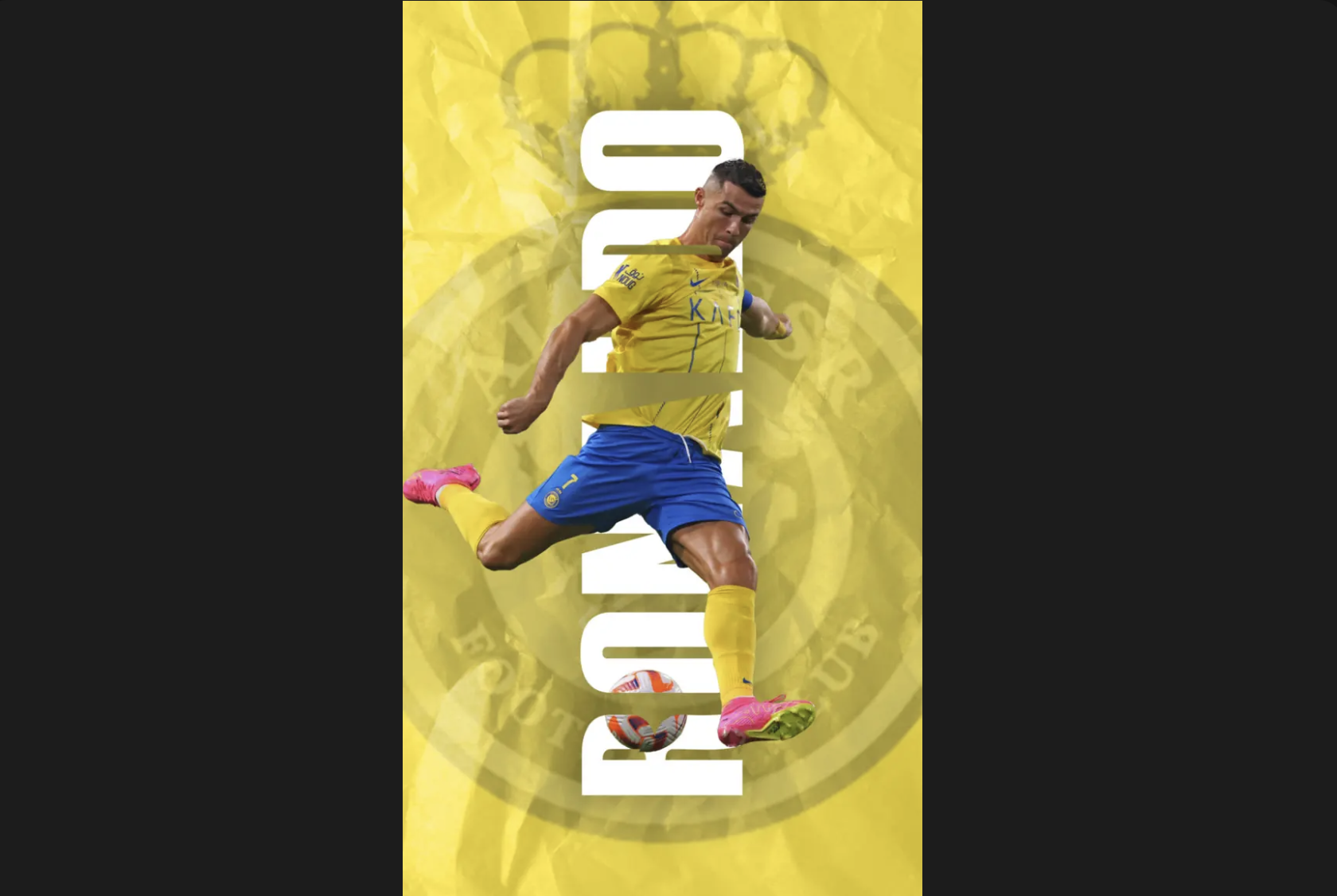 ronaldo al nassr wallpaper