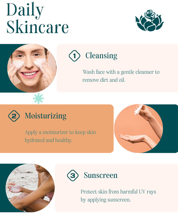 Infographic about Daily skincare beauty rituals.