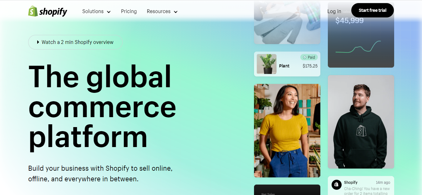 e commerce store