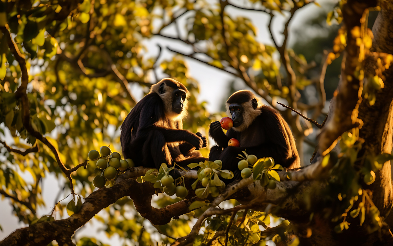 baby monkey, mother monkey, shimla, non human primate