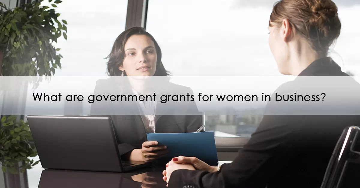 What are government grants for women in business?