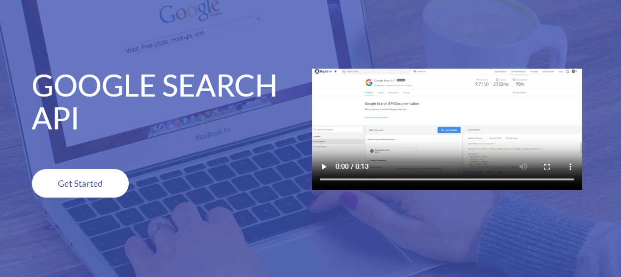 Google search API python or Google custom search API for google api client