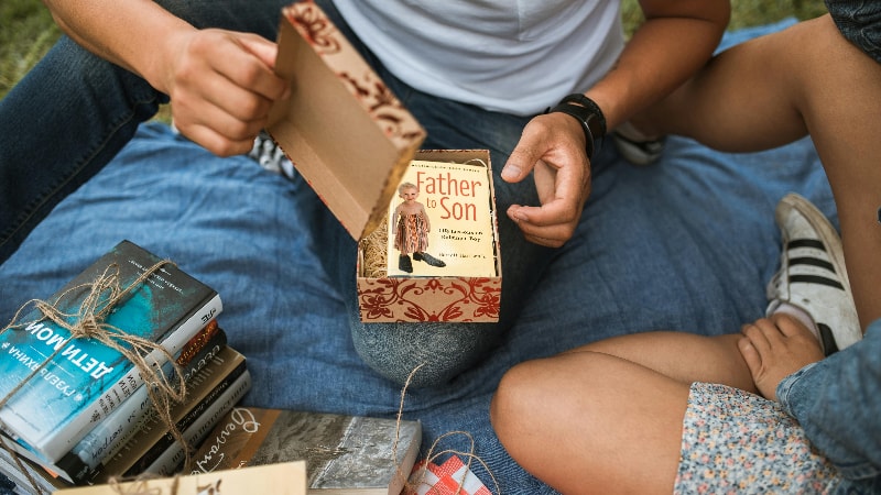  A care package with books