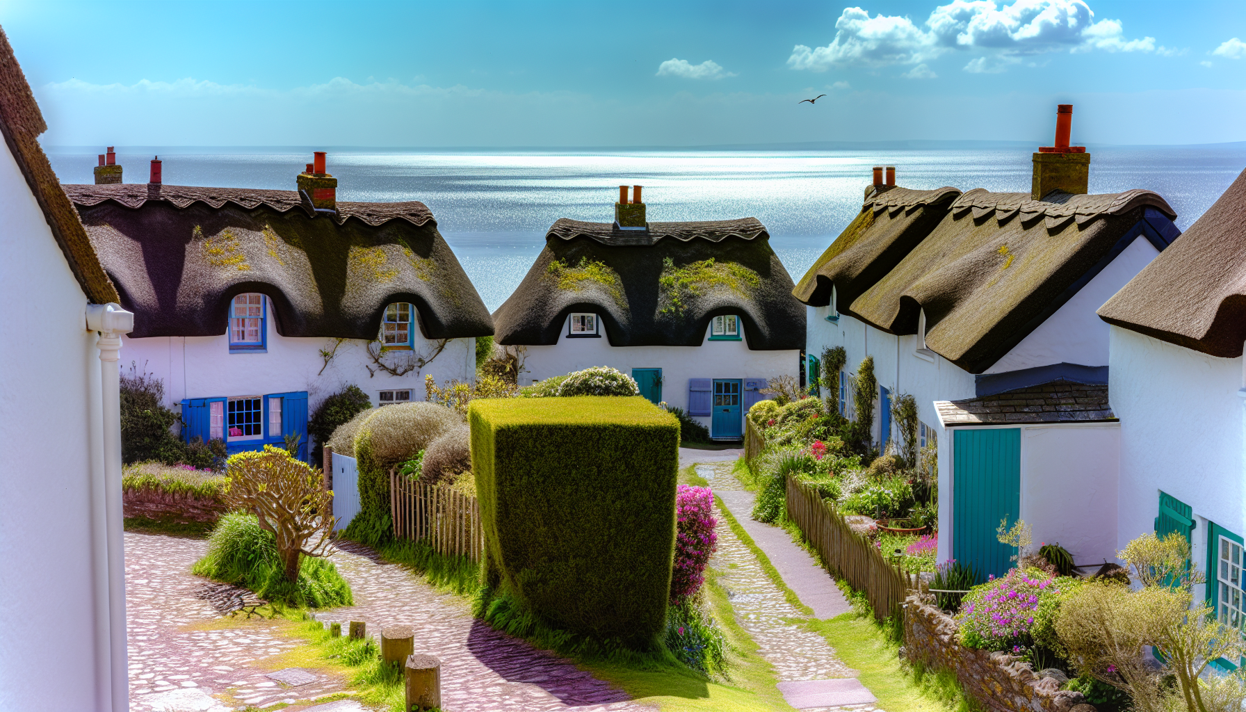 Stunning sea view cottages in Brean, Somerset