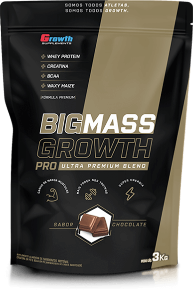 Hipercalórico da Growth. Fonte da imagem: site oficial da marca.