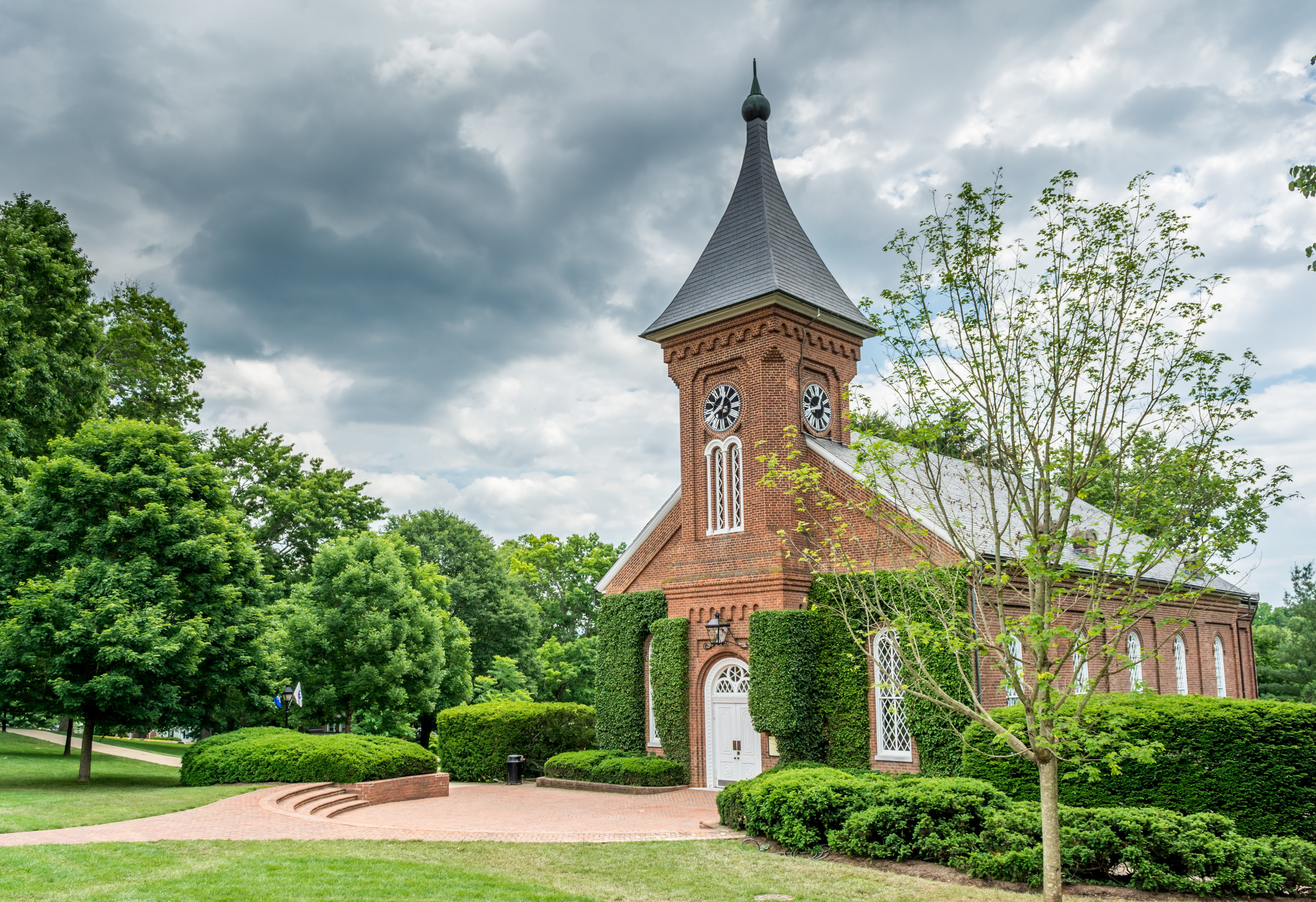 Old historical brick building