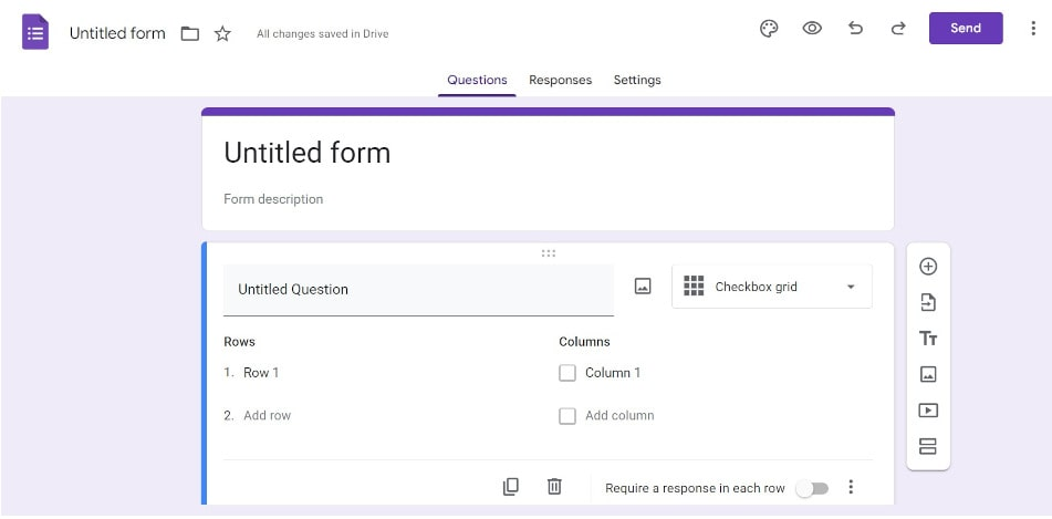Google Forms - free online tool for conducting surveys collecting customer feedback